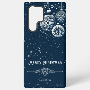 Coque Samsung Galaxy Ornements flocon de neige Joyeux Noël
