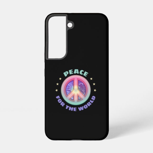 Coque Samsung Galaxy Paix pour le cas ☮ téléphone mondial (Verso)