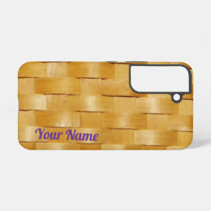 Coque Samsung Galaxy Panier tissé -