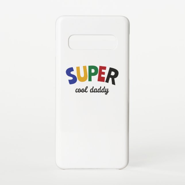 Coque Samsung Galaxy Papa super cool (Dos)