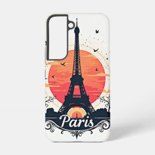 Coque Samsung Galaxy Paris Sunset Silhouette