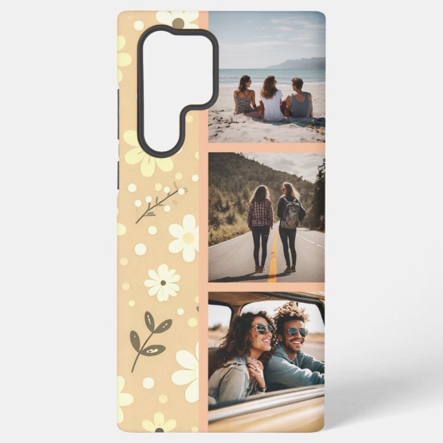 Coque Samsung Galaxy Pastel Garden Delight Photo Collage (Verso)