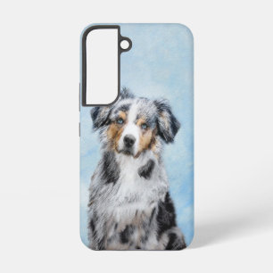 Coque Samsung Galaxy Peinture de berger américaine miniature - Chien Ar