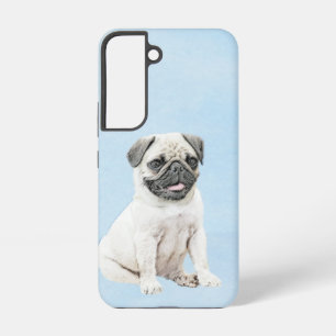 Coque Samsung Galaxy Peinture de carlin - Joli art original de chien