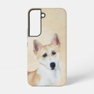 Coque Samsung Galaxy Peinture de chien de Canaan - jolie art original d