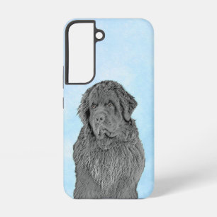 Coque Samsung Galaxy Peinture de Terre-Neuve - Cute Original Chien Art
