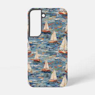 Coque Samsung Galaxy Peinture Elégante en voilier - Esthétique Nautique
