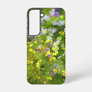 Coque Samsung Galaxy Peinture fleur sauvage Impasto - Art Fleur Origina