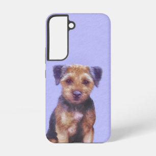 Coque Samsung Galaxy Peinture sur la frontière de Terrier - jolie art o