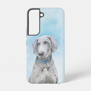 Coque Samsung Galaxy Peinture Weimaraner - Joli art original chien