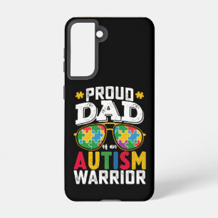 Coque Samsung Galaxy Père Fière D'Une Famille De Guerriers Autistes