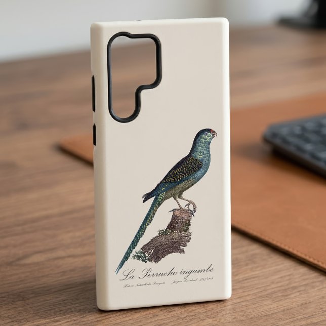 Coque Samsung Galaxy Perruche terrestre ou Perruche des marais, Pezopor (Ground Parrot or Swamp Parrot, Pezoporus Wallicus. Case)