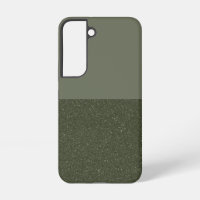Personnalisable Green Duo-Tone Galaxy S22 Coque