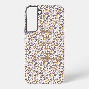 Coque Samsung Galaxy Personnaliser sur le Motif botanique