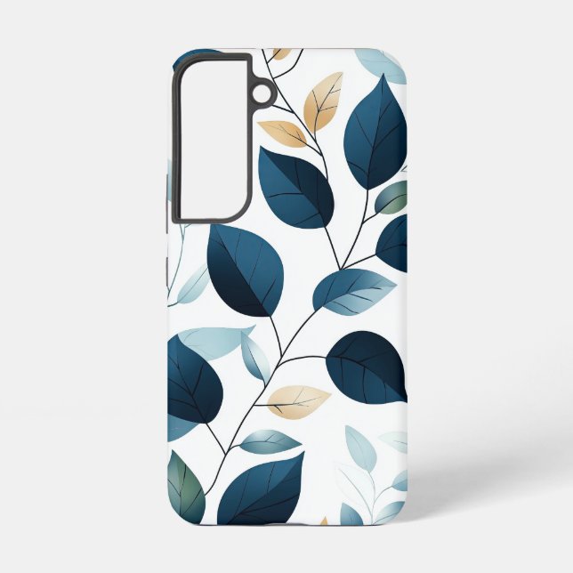Coque Samsung Galaxy Pétales de givre (Verso)
