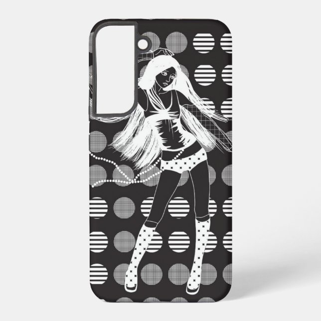Coque Samsung Galaxy petite amie dansante dans le noir (Verso)