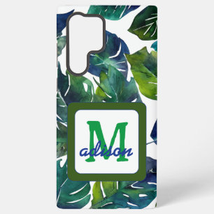 Coque Samsung Galaxy Philodendron vert Feuille Foliage Botanique