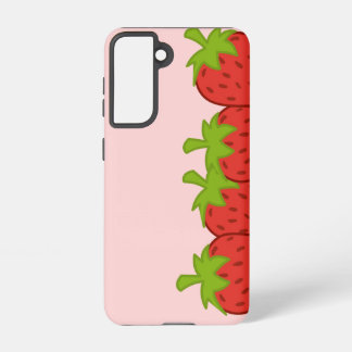 Coque Samsung Galaxy phonécase de fraise