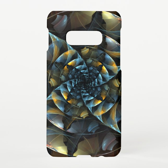 Coque Samsung Galaxy Pinwheel Matte d'art Abstrait (Dos)