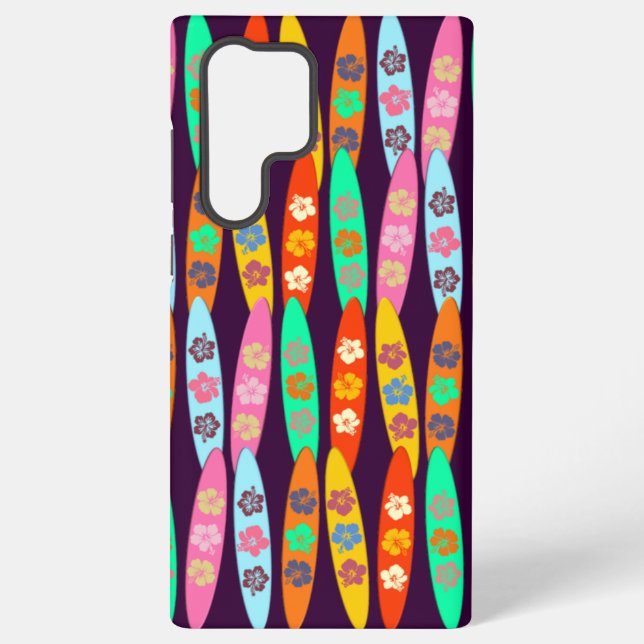 Coque Samsung Galaxy Planches de surf (Verso)