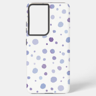 Coque Samsung Galaxy pois peint à la main