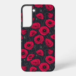 Coque Samsung Galaxy Poppies rouges