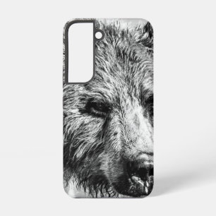 Coque Samsung Galaxy Portrait d'ours grizzli
