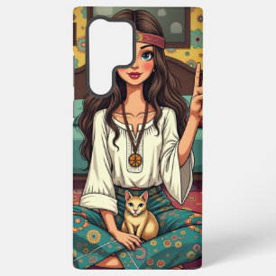 Coque Samsung Galaxy Poule Hippie
