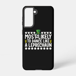 Coque Samsung Galaxy Probablement De Danse Comme Un St patrick Leprecha