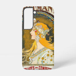 Coque Samsung Galaxy Publicité d'Alphonse Mucha Vintage Whitman