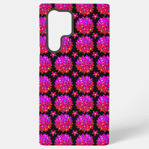 Coque Samsung Galaxy Puffs de marguerite rose