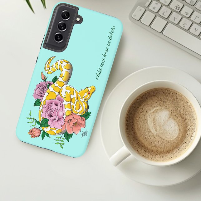 Coque Samsung Galaxy Python albino (Créateur téléchargé)