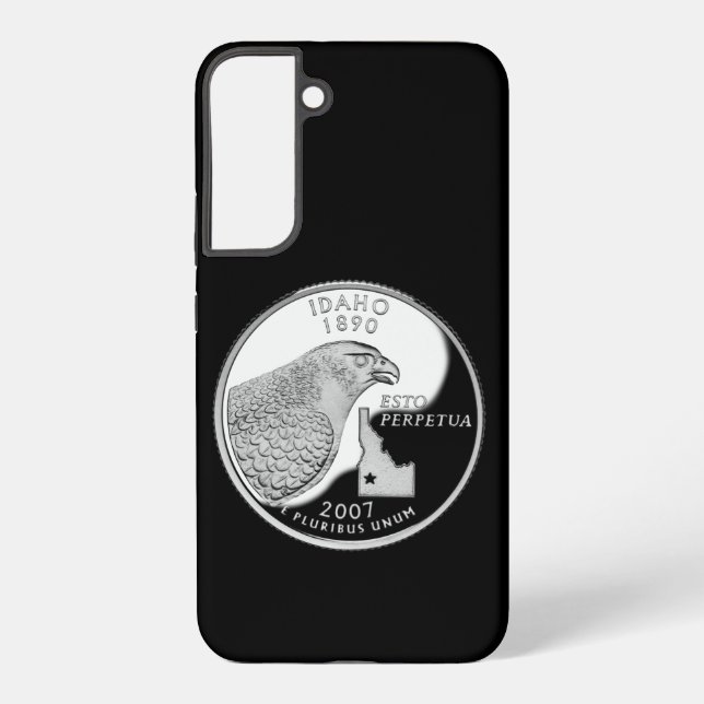 Coque Samsung Galaxy Quartier d'État de Faux Idaho (Verso)