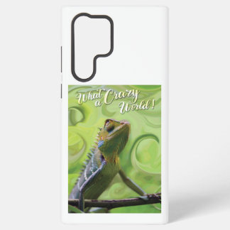 Coque Samsung Galaxy Quel monde fou - Un lézard spécial