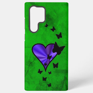 Coque Samsung Galaxy Rainbow heart and Butterfly