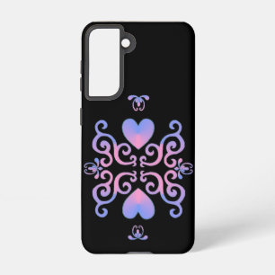 Coque Samsung Galaxy Rainbow Heart et Lily