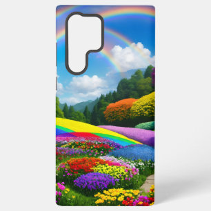 Coque Samsung Galaxy Rainbow Hills et Flowers Two