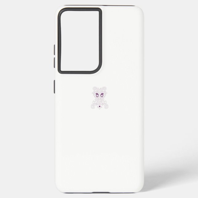 Coque Samsung Galaxy Raisin violet, Raisin, Fleur de miel (Verso)