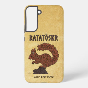 Coque Samsung Galaxy Ratatöskr, Écureuil Nordique/Viking