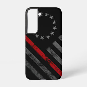 Coque Samsung Galaxy Red Line Vintage Betsy Ross Drapeau américain