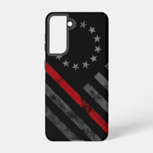 Coque Samsung Galaxy Red Line Vintage Betsy Ross Drapeau américain
