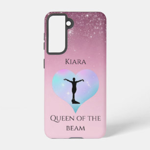 Coque Samsung Galaxy Reine Rose Des Poutres Gymnastique Personnalisée