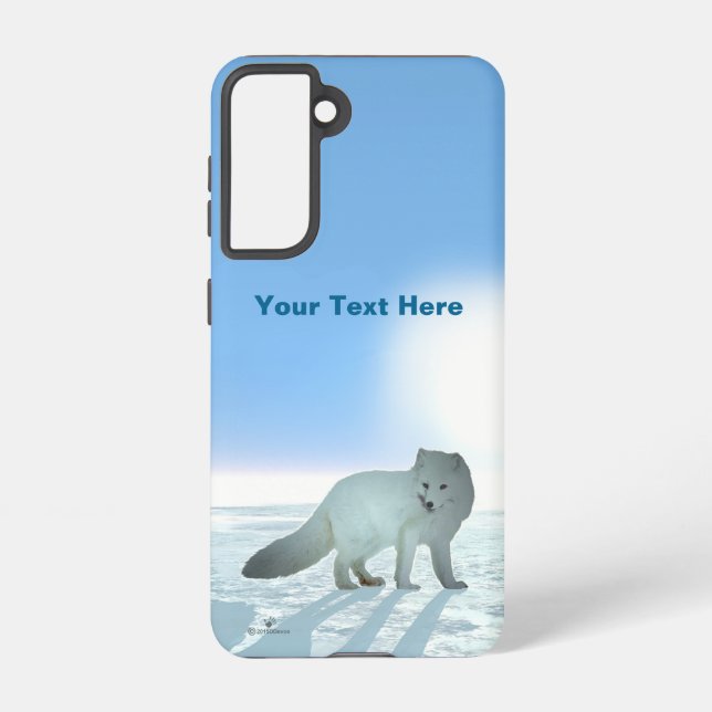 Coque Samsung Galaxy Renard arctique (Verso)
