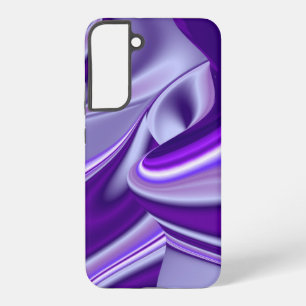 Coque Samsung Galaxy Rêves arc-en-ciel à fleurs violettes