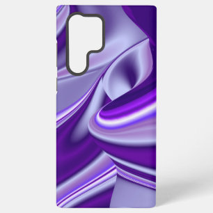 Coque Samsung Galaxy Rêves arc-en-ciel à fleurs violettes
