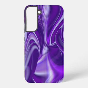 Coque Samsung Galaxy Rêves arc-en-ciel à fleurs violettes