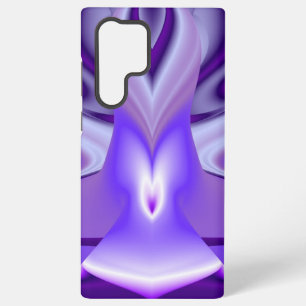 Coque Samsung Galaxy Rêves arc-en-ciel à fleurs violettes