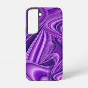 Coque Samsung Galaxy Rêves d'arc-en-ciel de fleurs violettes