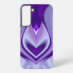 Coque Samsung Galaxy Rêves d'arc-en-ciel de fleurs violettes