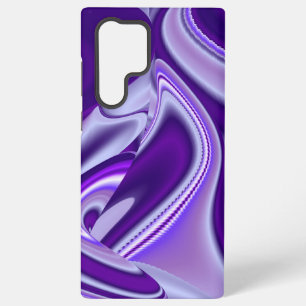 Coque Samsung Galaxy Rêves d'arc-en-ciel de fleurs violettes